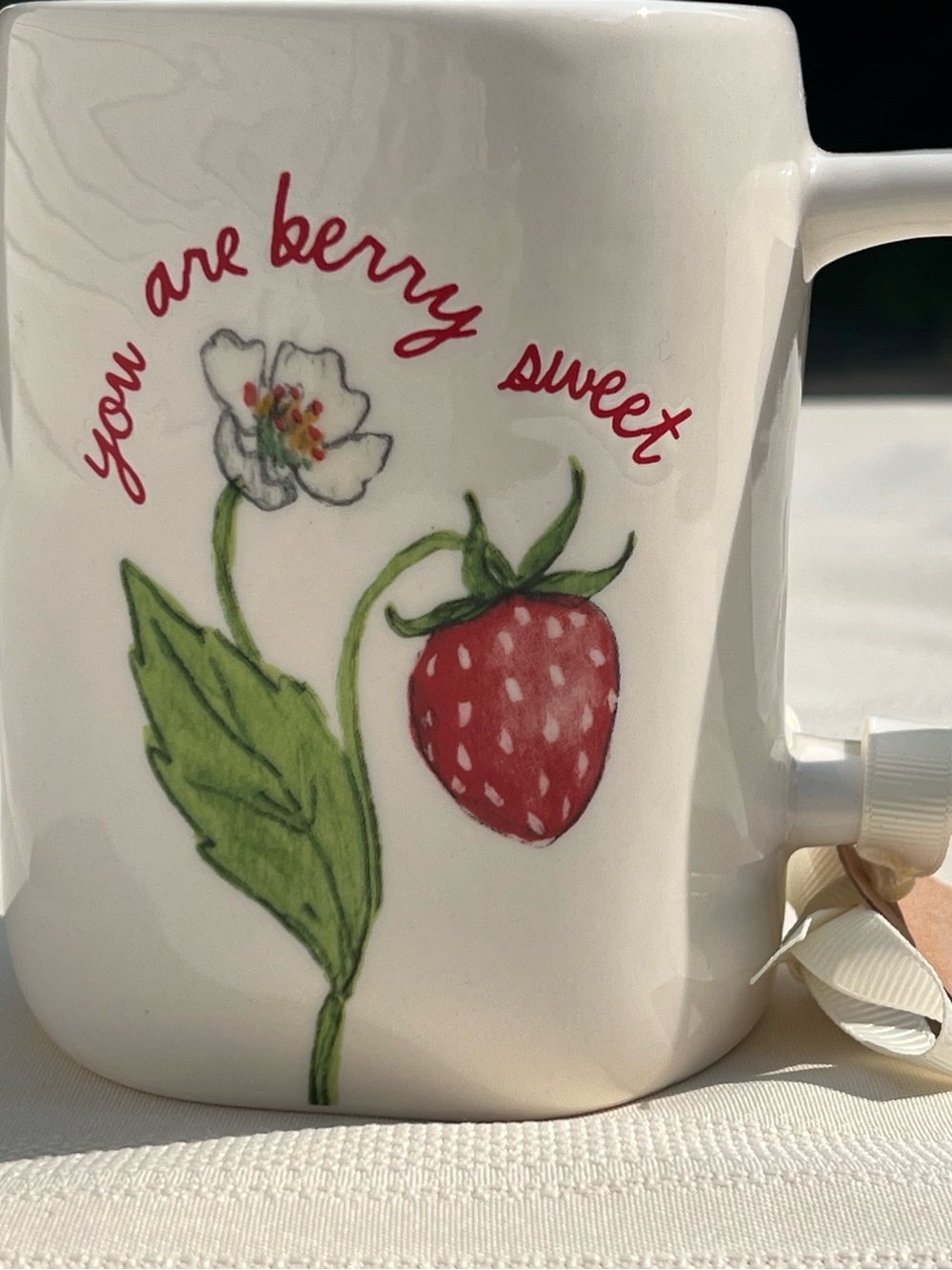 Rae Dunn You Are Berry Sweet Strawberry Mug Red Interior Artisan Collection